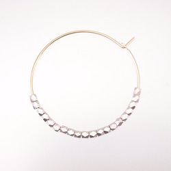 14KGF Metal Beads Hoops SV / S 第3張的照片