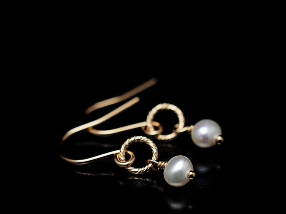 【Limited】14KGF Set Accessory / Twinkle Pearl 第4張的照片