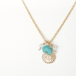 14KGF Mermaid Necklace 第1張的照片