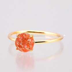 Vermeil Sunstone Ring 1枚目の画像