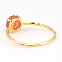 Vermeil Sunstone Ring 4枚目の画像