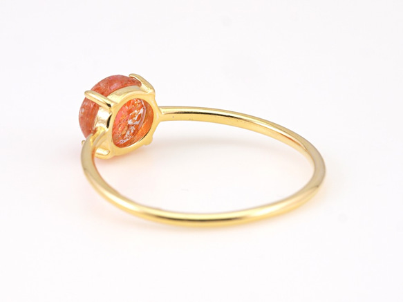 Vermeil Sunstone Ring 4枚目の画像