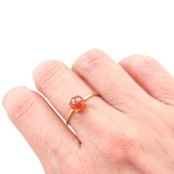 Vermeil Sunstone Ring 5枚目の画像