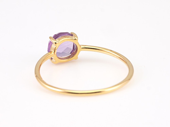 Vermeil Pink Amethyst Ring 4枚目の画像