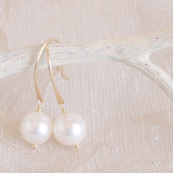 K10 Swing Pearl Earrings 1枚目の画像