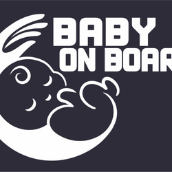 baby on board カーシール　ステッカー車　放水　1〜6 5枚目の画像