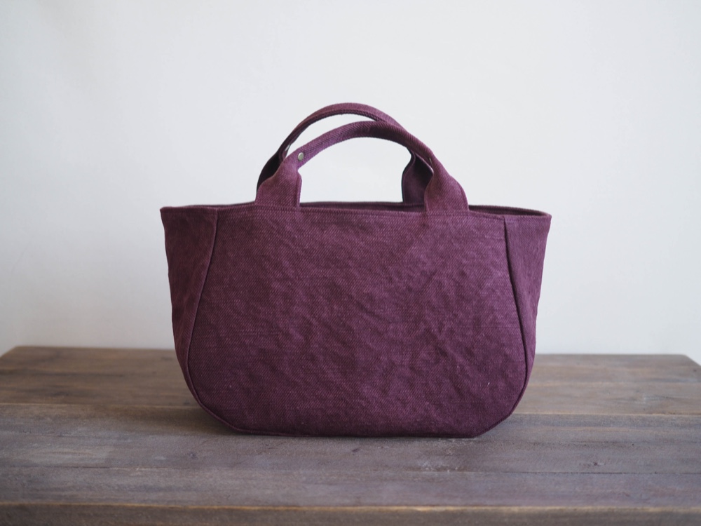 ＊受注制作＊【MILITARY TWILL】蓋付き丸トートM （ハルレッド）