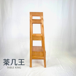 【茶几王 Table King】北歐風 實木 開放架 置物架 雜誌架 客廳 書架 文青 第2張的照片