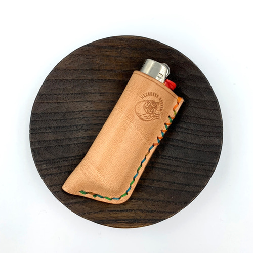 送料無料‼︎】ヌメ革ライターケース BICのライター用 その他ケース