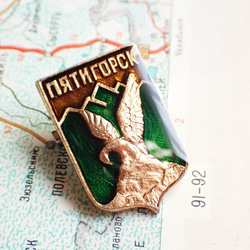 旧ソ連の紋章ブローチ #003 1枚目の画像