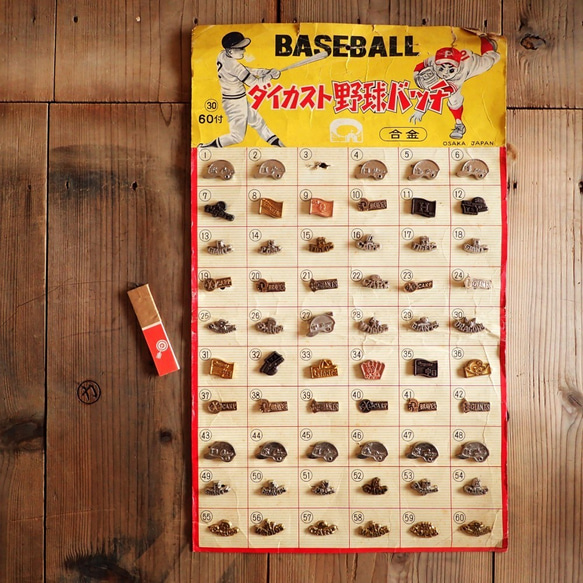 昭和レトロ「野球バッジ／ヤクルト」ネクタイピン #C004 6枚目の画像