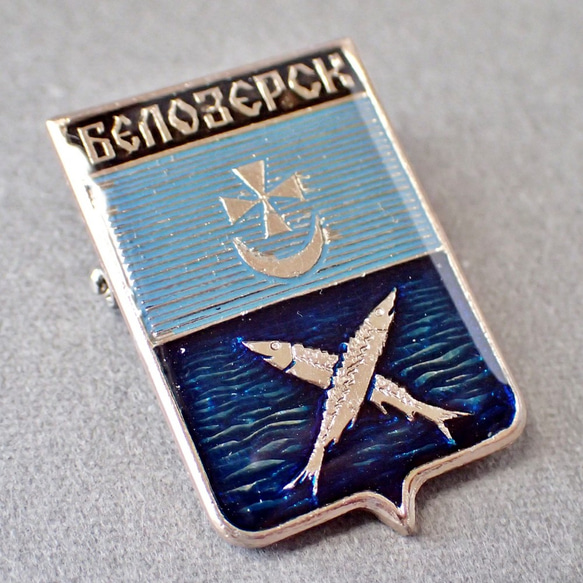 旧ソ連の紋章ブローチ #022 2枚目の画像