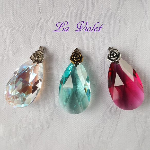 SWAROVSKI スワロフスキー ドロップネックレス