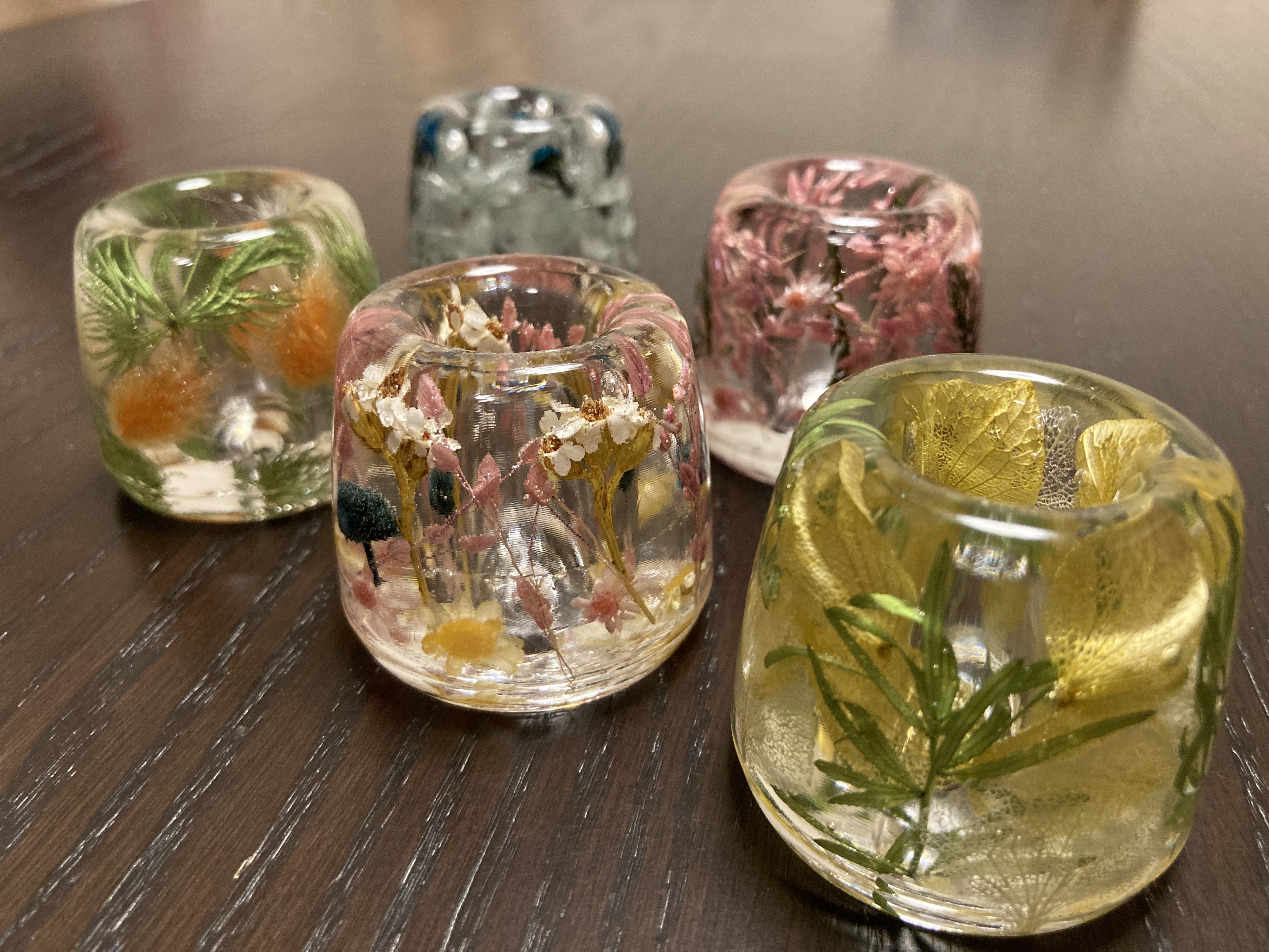 NO.752 金木犀in✨固まるハーバリウムペン立て NO.752 金木犀in✨固まるハーバリウムペン立て 固まるハーバリウム