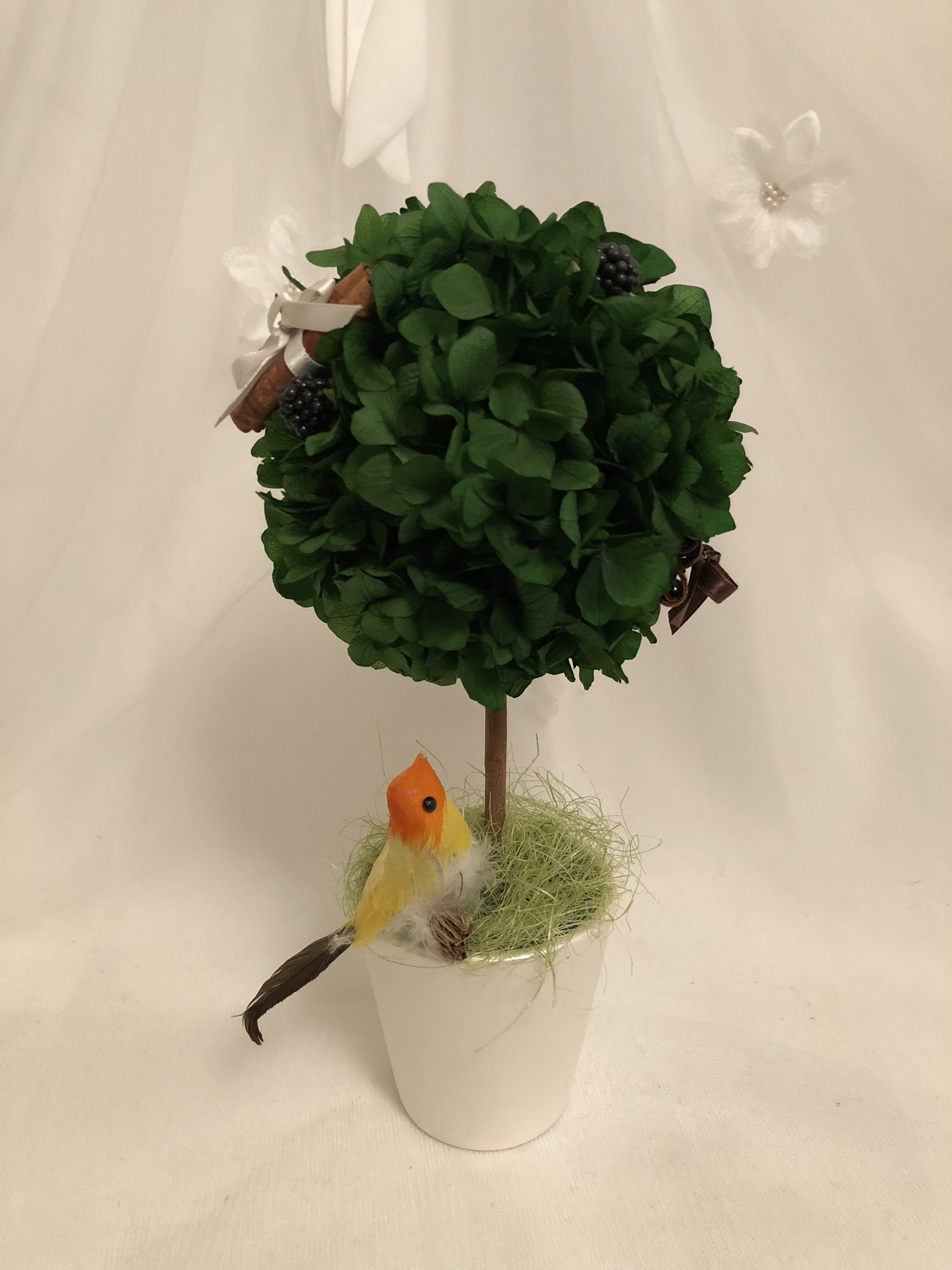 シナモンスティックが可愛い！ラウンドトピアリー