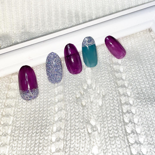 05))クリスマスネイル ネイルチップ フレンチガーリー バタフライ 成人式 ネイルチップ ロング 韓国 バレリーナ リボン フレンチ ブライダル