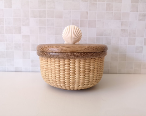 5インチキャンディバスケット 木材・板 hana.basket 通販 10398220