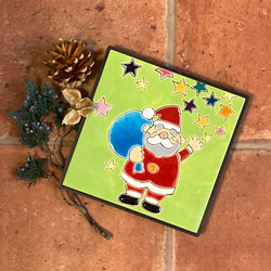 creema限定早割】クリスマスタイル大 星とサンタクロース タペストリー