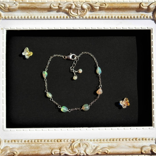 【値下げ】プレシャスオパール ブレスレット セレブブレス プレシャスオパール ブレスレット 天然石 パワーストーン