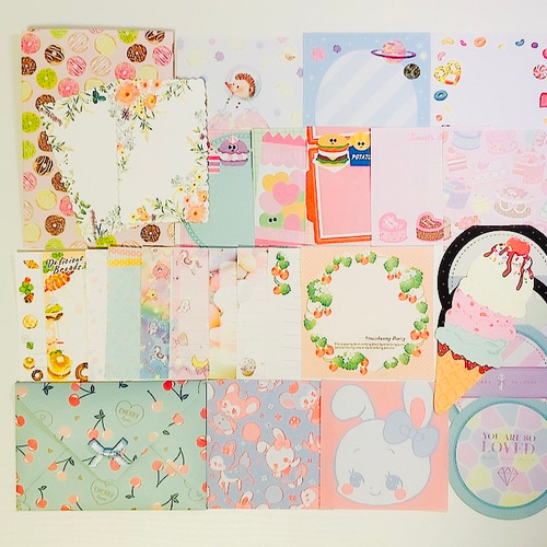 ローディッドペーパーバッグ おすそ分け 紙モノ コラージュ いちご柄 女の子 ローディッドペーパーバッグ おすそ分け 紙モノ コラージュ いちご柄