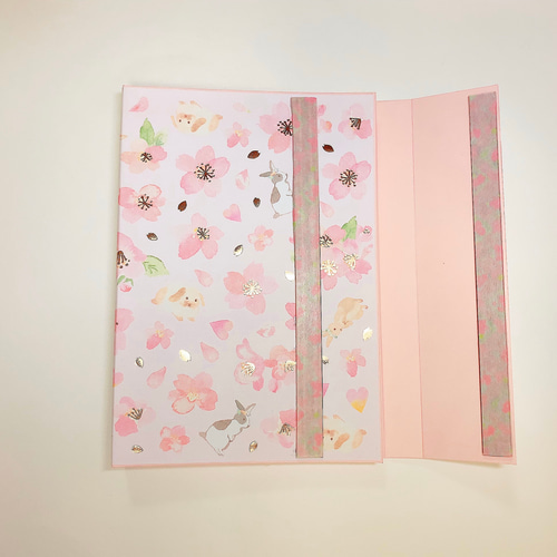おすそ分けファイル♡SAKURA箔押し♡No.4 封筒・便せん ポチ袋の
