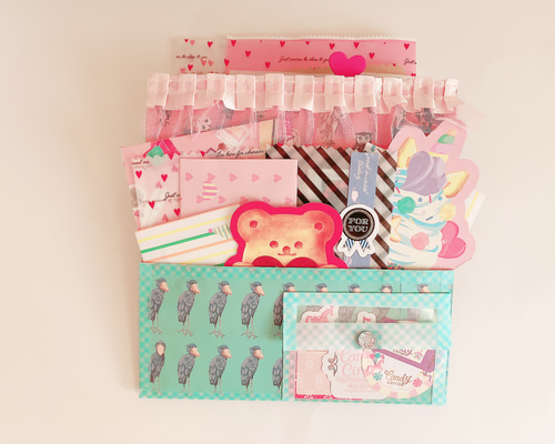 おすそ分けファイル　ローディッドペーパーバック　紙もの詰め合わせ ローディッドペーパーバッグ No.2 おすそ分けファイル 封筒・便せん