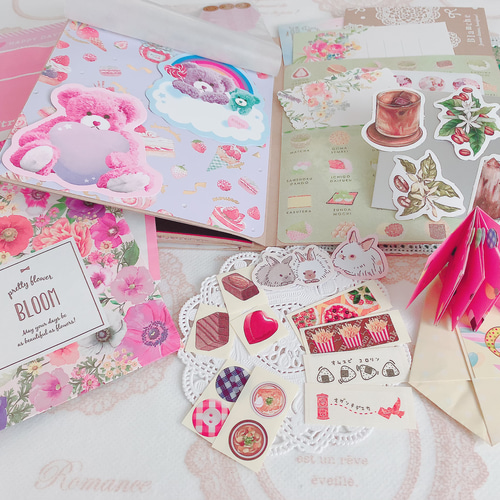 コラージュ トレーシングペーパー 平袋 7枚 女の子がかわいいです