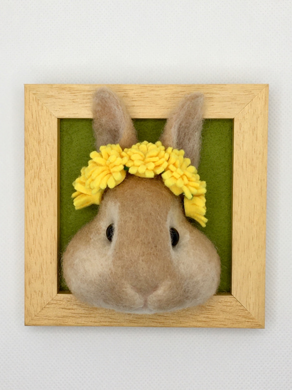 うさぎ 羊毛フェルト額縁入り 【公式通販】