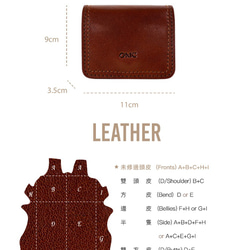 【OMC】復古植鞣革巧克力袖珍款牛皮腰掛包(98009) 第9張的照片