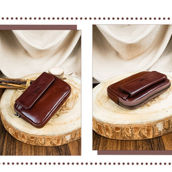 【OMC】復古系列植鞣革口袋款牛皮零錢包(95017) 第4張的照片