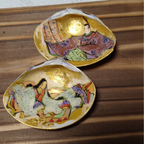 掛け軸/おひな様/貝合ひなの図 （ひな祭りの掛軸 | 大阪の掛軸