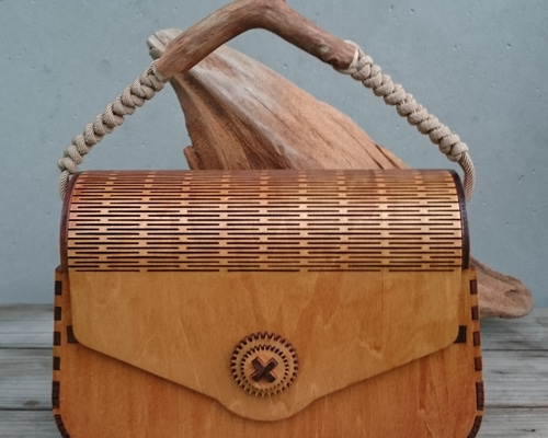 木箱のカバン Amazon.co.jp: 作家メッセンジャーウッドボックス レトロな木製手作り