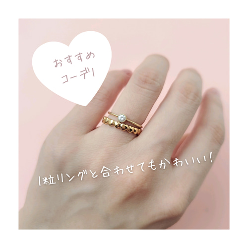 楽天市場】K10 ダイヤモンド 0.18ct ハーフ エタニティ リング