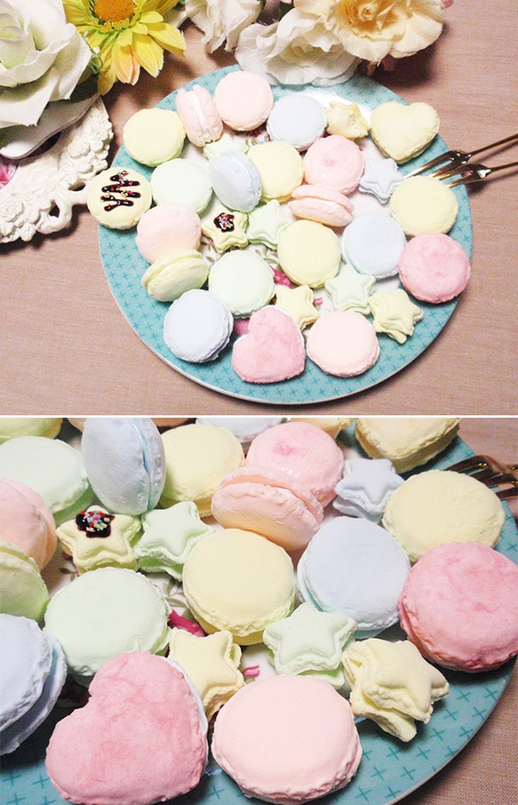 リトルツインスターズ スイーツデコ ドルチェデコ マカロン ティッシュ