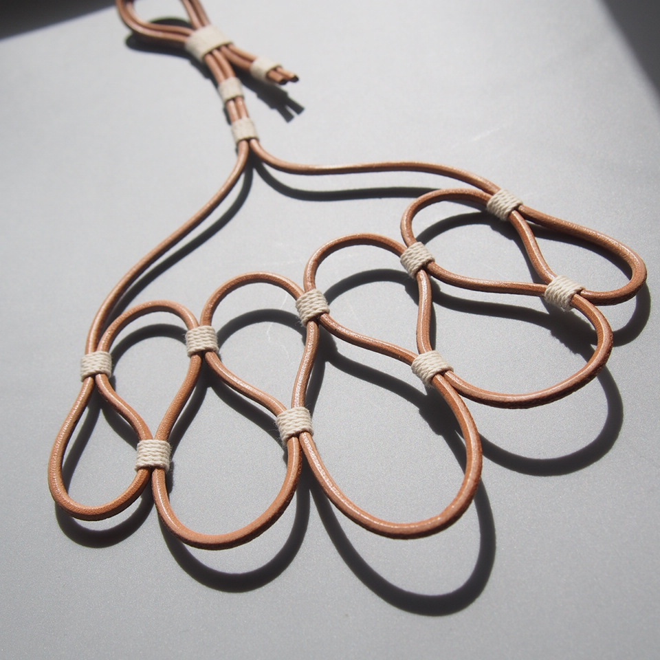 OR2010-1/ LEATHER AND COTTON ORNAMENT-2