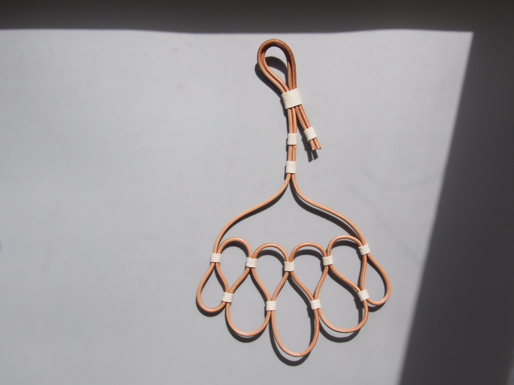 OR2010-1/ LEATHER AND COTTON ORNAMENT-2