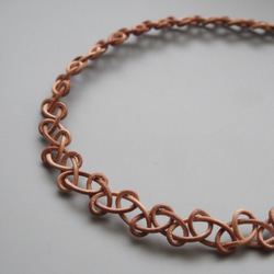 KU2001-4 / LEATHER LACE NECKLACE 3枚目の画像