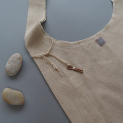 再々販　ECO BAG NATURAL COTTON&LINEN - MIDDLE size 7枚目の画像