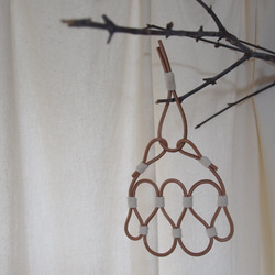 OR2007-1 / LEATHER AND COTTON ORNAMENT-1 6枚目の画像