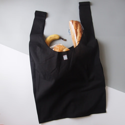 新色　BLACK！ECO BAG COTTON - L size 1枚目の画像