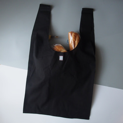 新色　BLACK！ECO BAG COTTON - L size 2枚目の画像