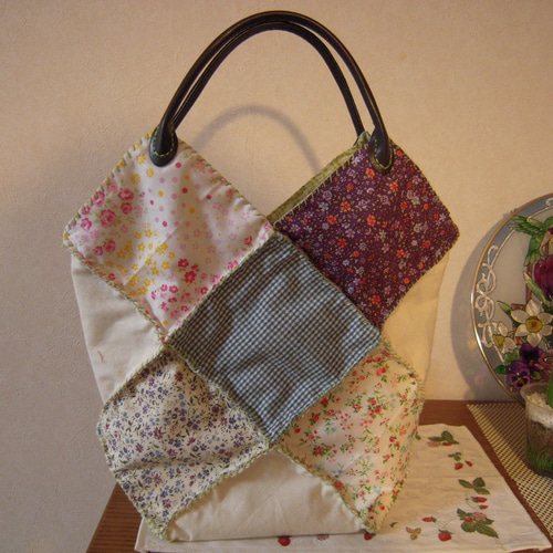 パッチワークバッグ ハンドメイド｜Yahoo!フリマ（旧PayPayフリマ）