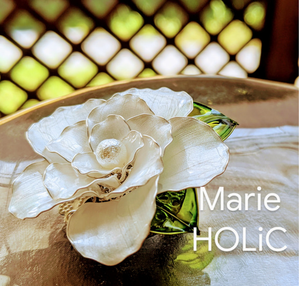 白花のブローチ*･wireflower✾ 1枚目の画像