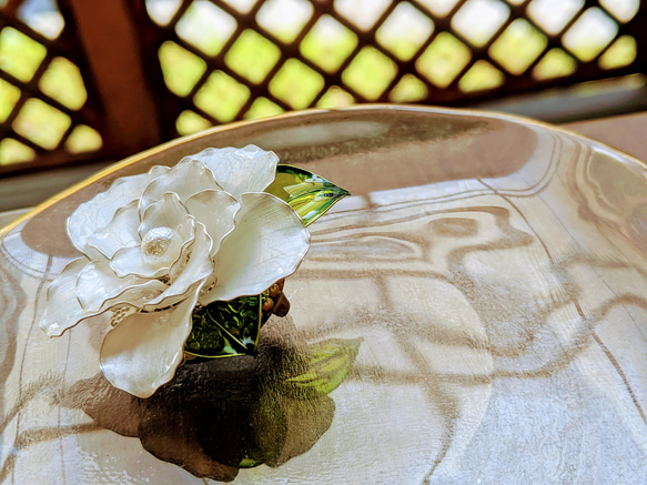 白花のブローチ*･wireflower✾ 4枚目の画像