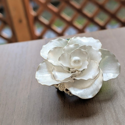 白花のブローチ*･wireflower✾ 8枚目の画像