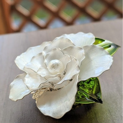 白花のブローチ*･wireflower✾ 9枚目の画像