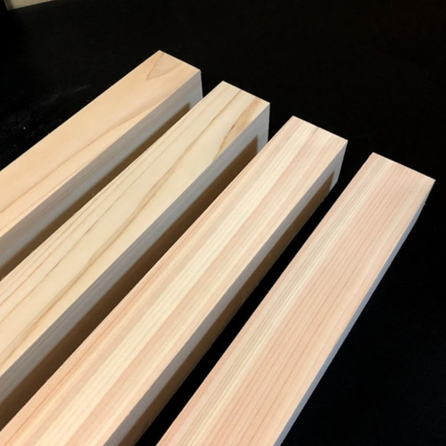 桧(ひのき)角材4本セット☆40mm×40mm×900mm☆受注生産☆国産 木材・板