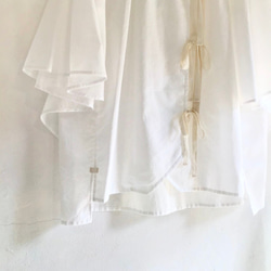 wing p blouse (white cotton) 2枚目の画像