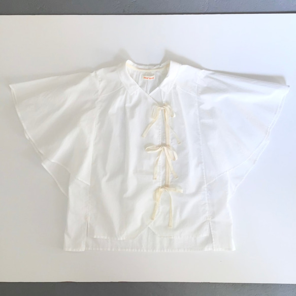 wing p blouse (white cotton) 4枚目の画像