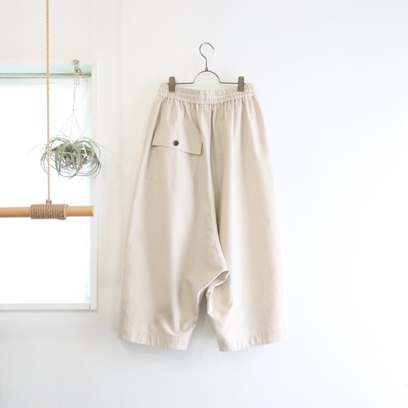 semi-suede bakers sarruel 2nd pants (greige) 7枚目の画像